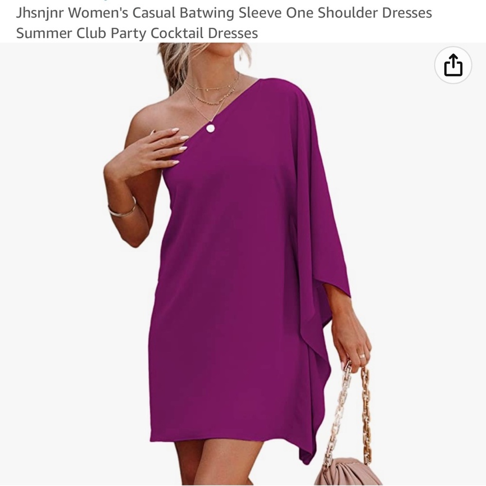 Women’s XL, one shoulder dress